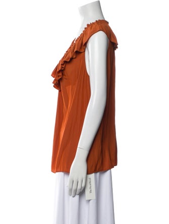 Ramy Brook V-Neck Sleeveless Blouse