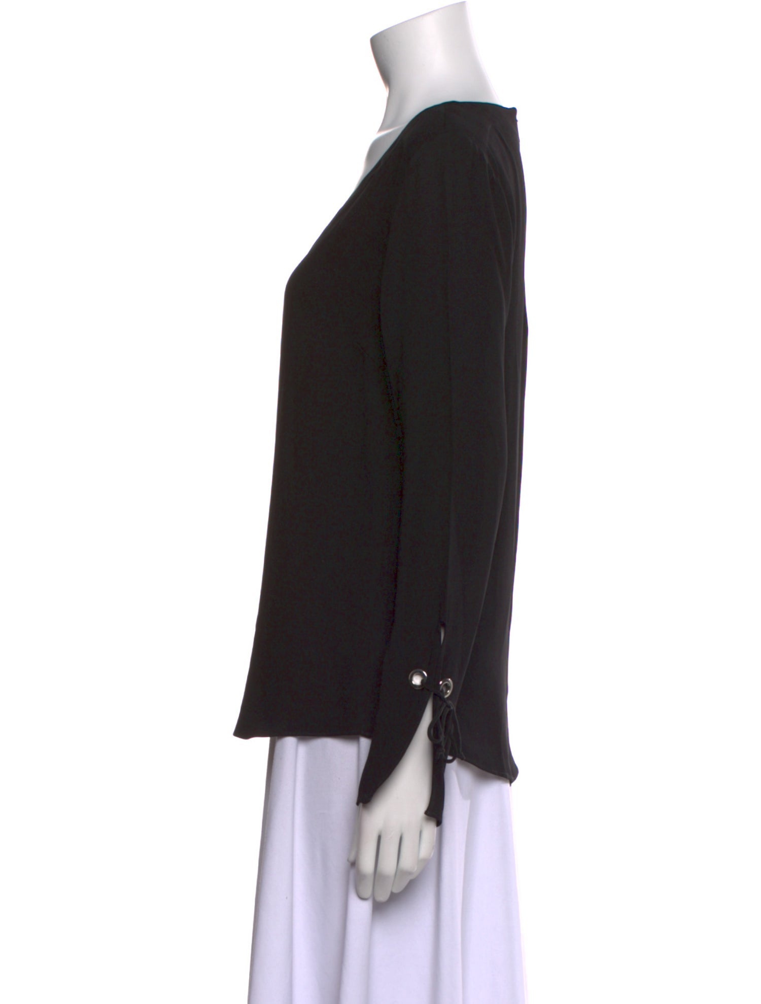 Ramy Brook V-Neck Long Sleeve Blouse