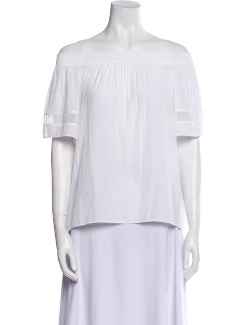 Ramy Brook Off-The-Shoulder Short Sleeve Blouse