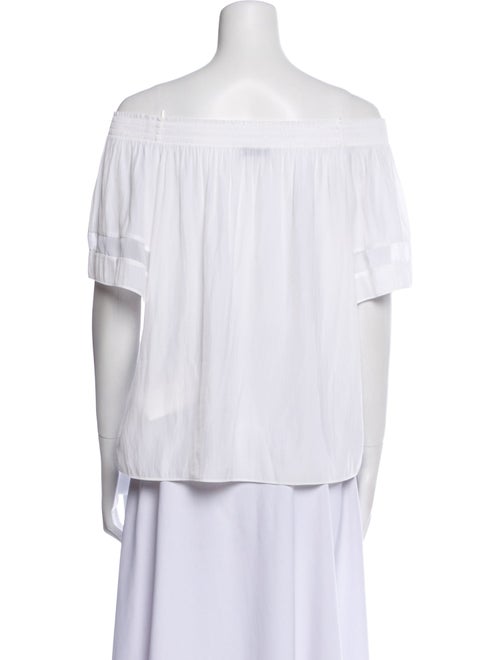 Ramy Brook Off-The-Shoulder Short Sleeve Blouse