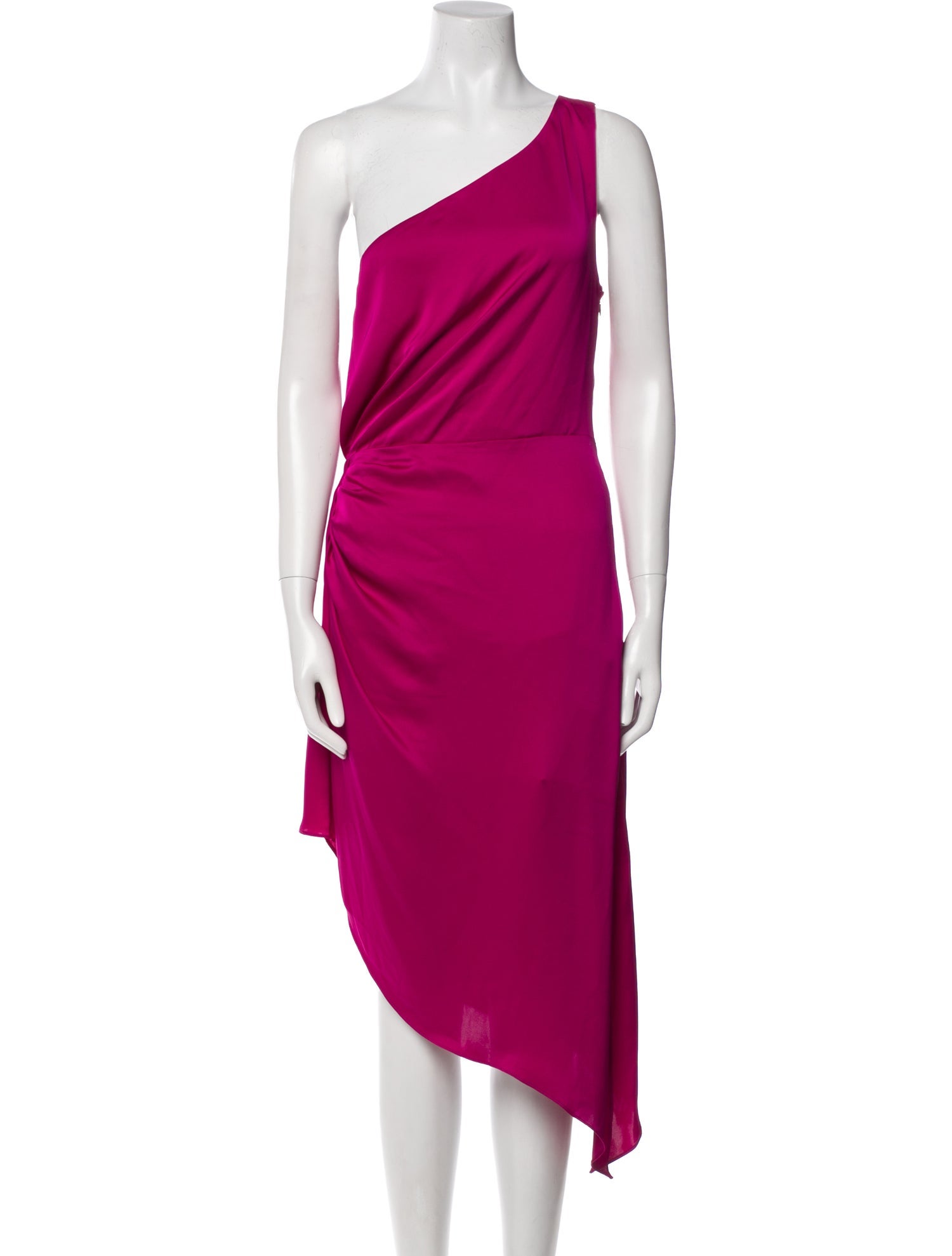 Ramy Brook One-Shoulder Knee-Length Dress