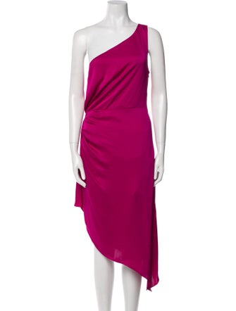 Ramy Brook One-Shoulder Knee-Length Dress