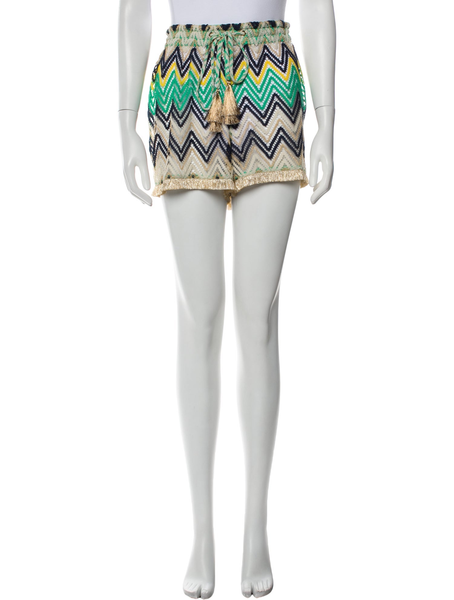 Ramy Brook Striped Mini Shorts