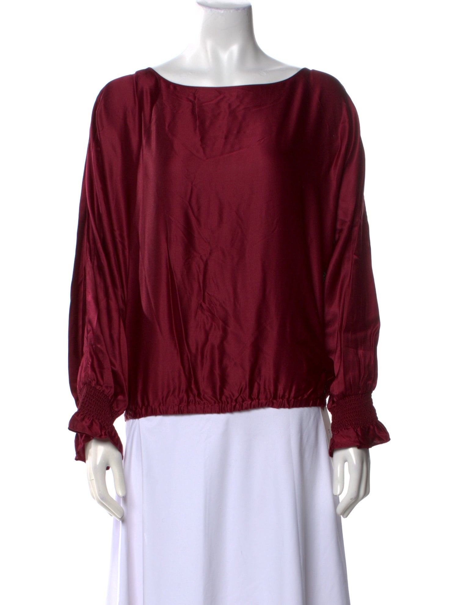 Ramy Brook Silk Bateau Neckline Sweater w/ Tags