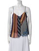Ramy Brook Striped V-Neck Blouse