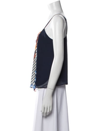 Ramy Brook Striped V-Neck Blouse