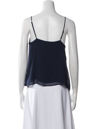 Ramy Brook Striped V-Neck Blouse