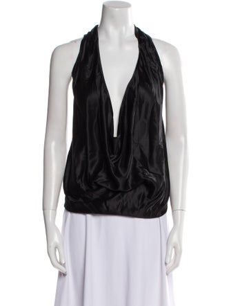Ramy Brook Silk Halterneck Top