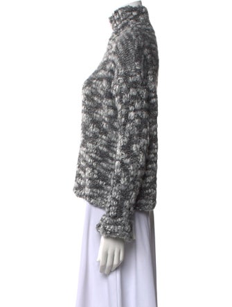 Ramy Brook Printed Turtleneck Sweater