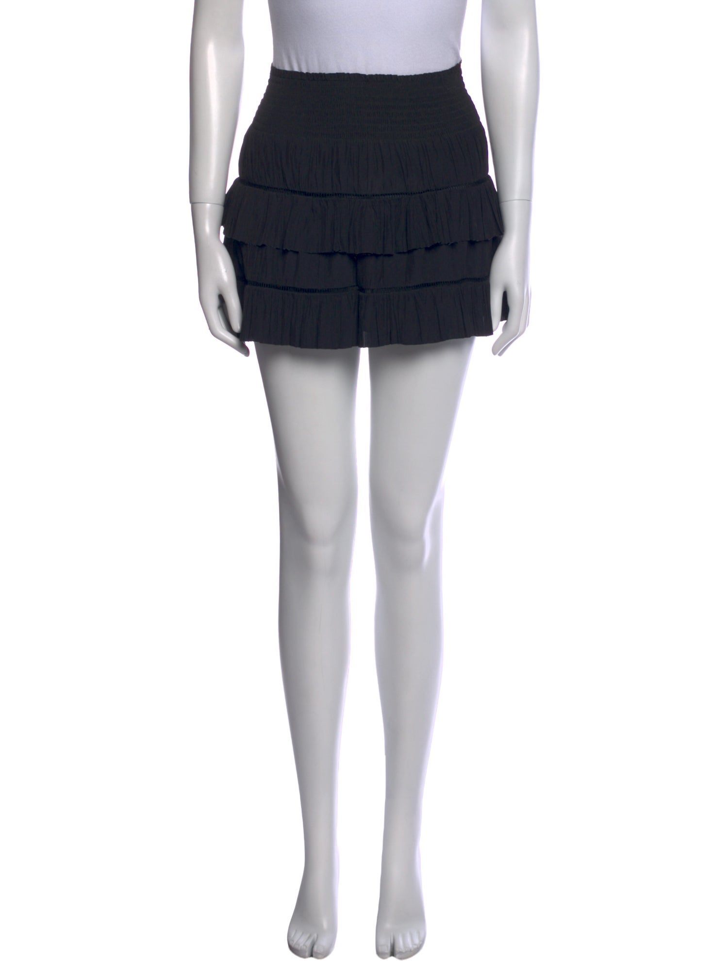 Ramy Brook Eyelet Trim Mini Skirt