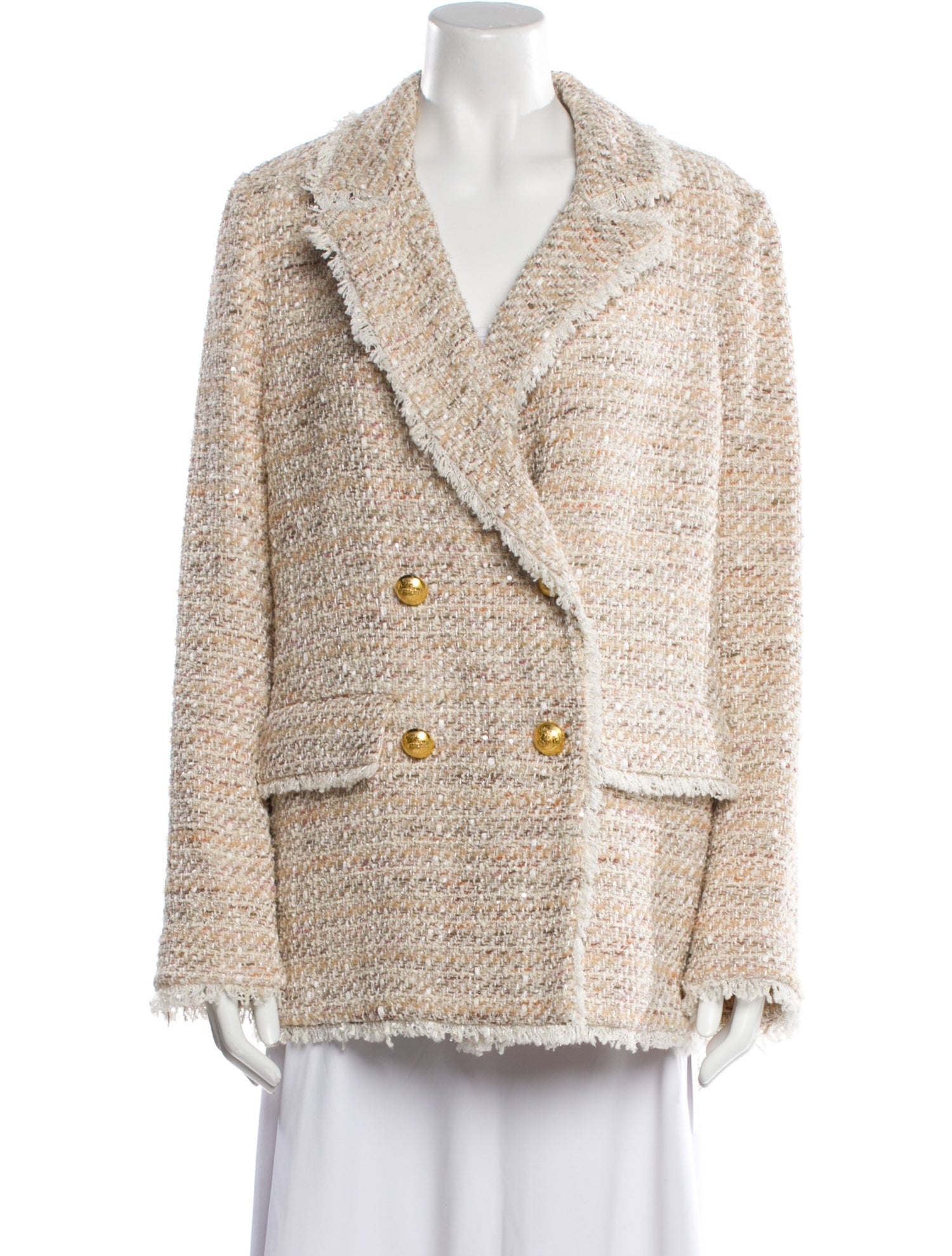 Ramy Brook Tweed Pattern Blazer