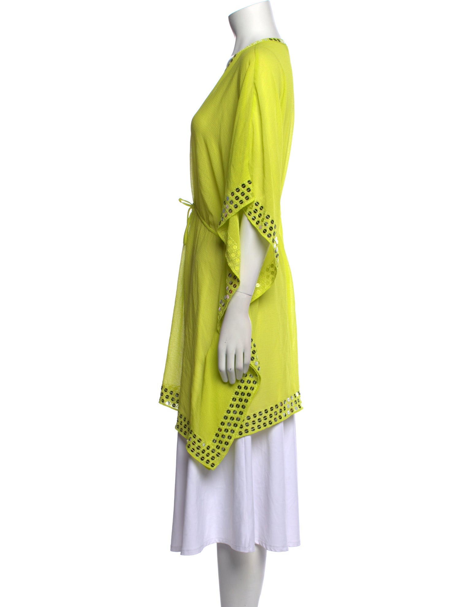 Ramy Brook V-Neck Three-Quarter Sleeve Tunic w/ Tags