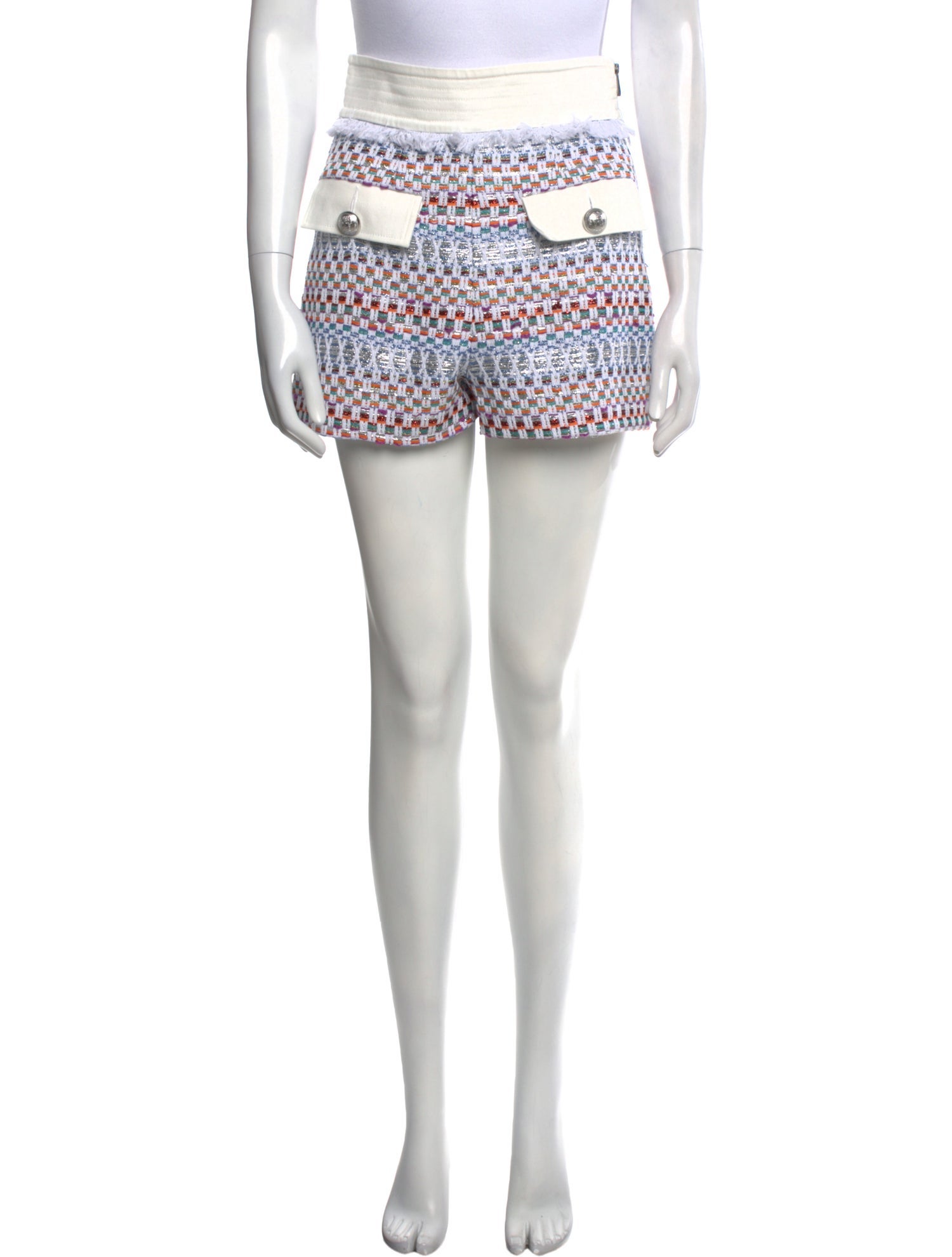 Ramy Brook Patterned Mini Shorts