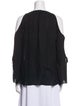 Ramy Brook Silk Crew Neck Blouse