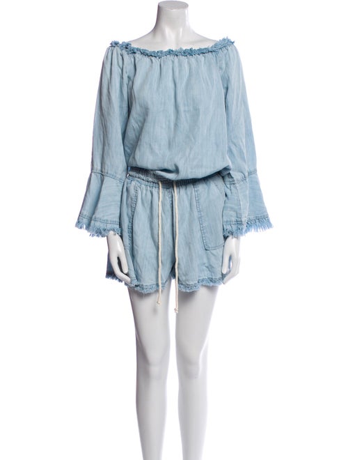 Ramy Brook Bateau Neckline Romper