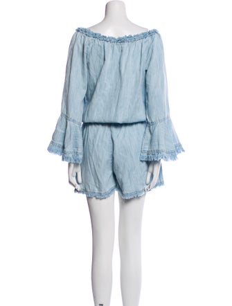 Ramy Brook Bateau Neckline Romper