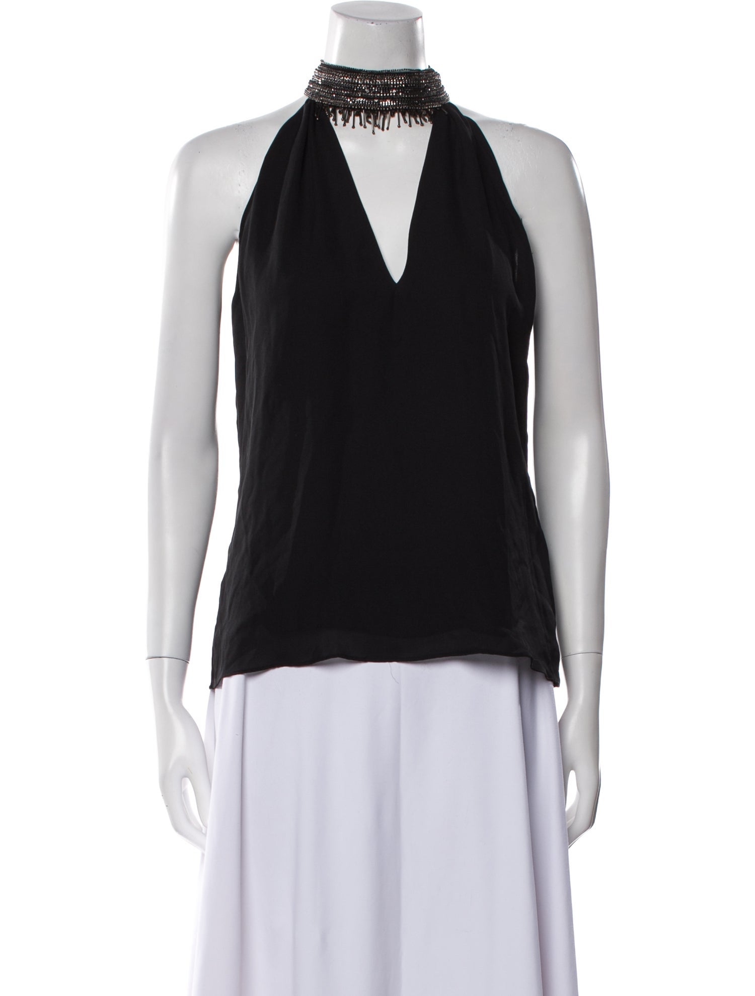 Ramy Brook Silk Turtleneck Blouse