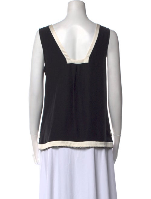 Ramy Brook Silk Scoop Neck Top