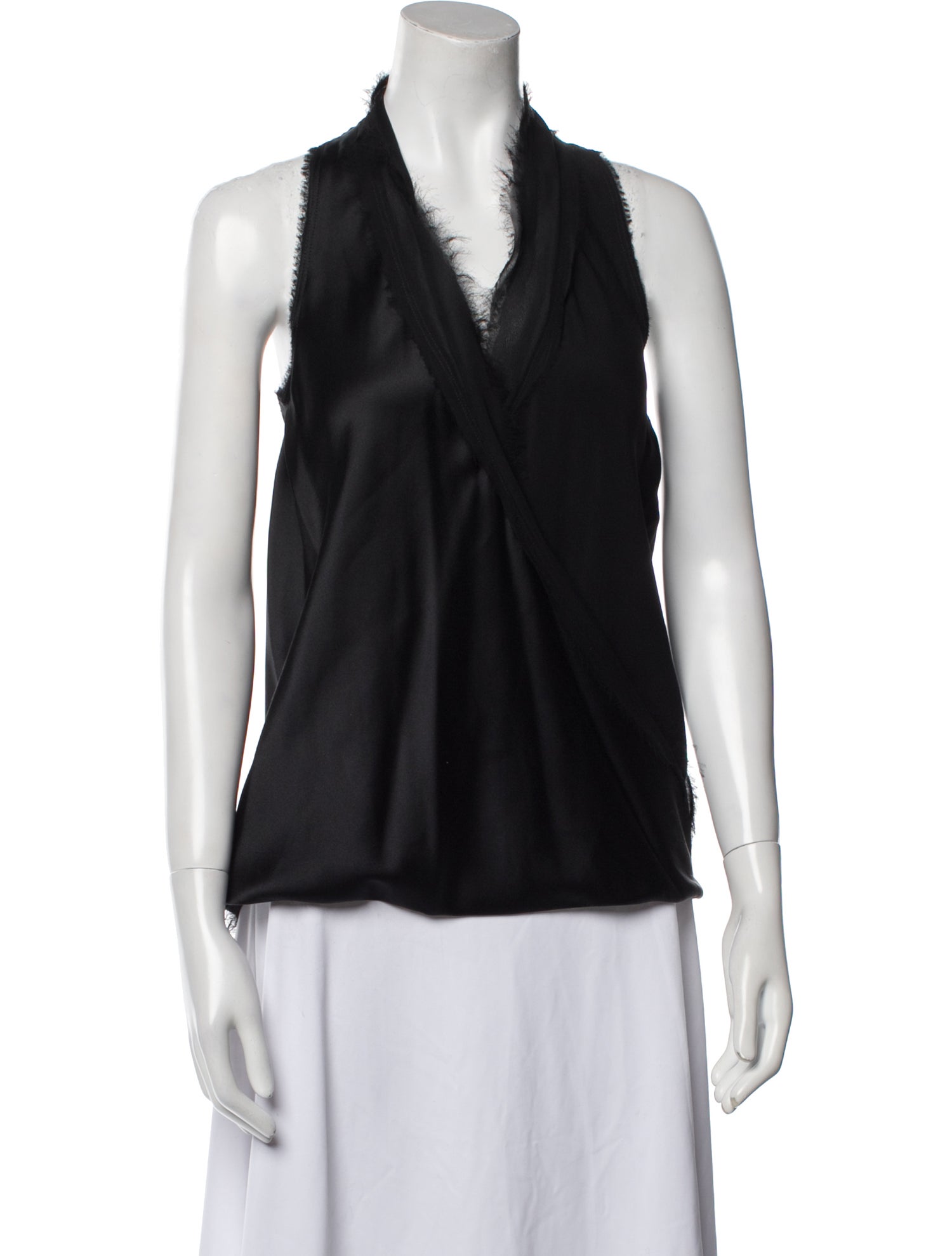 Ramy Brook Silk V-Neck Top