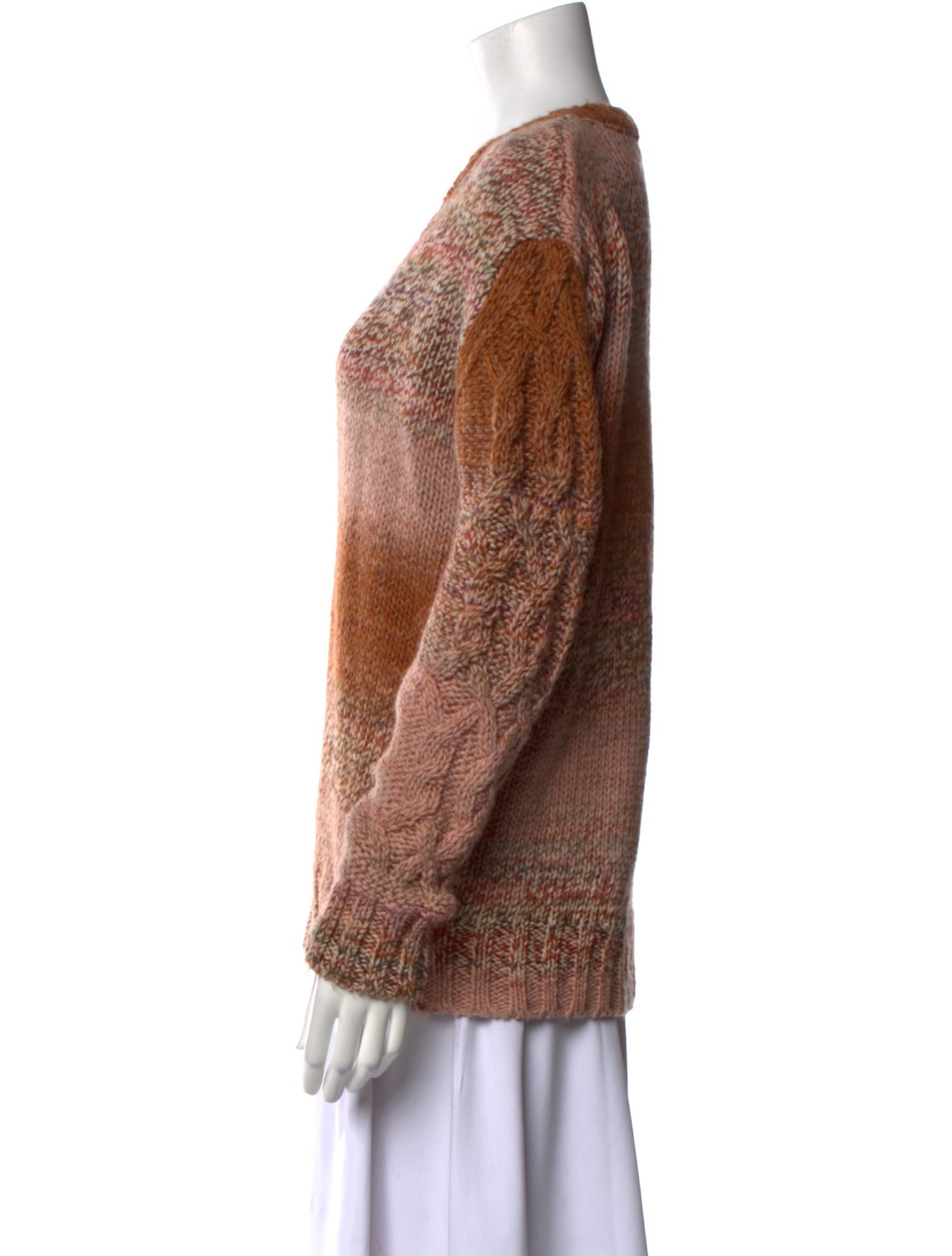 Ramy Brook Striped V-Neck Sweater