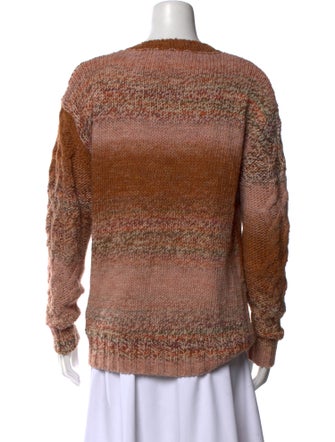 Ramy Brook Striped V-Neck Sweater