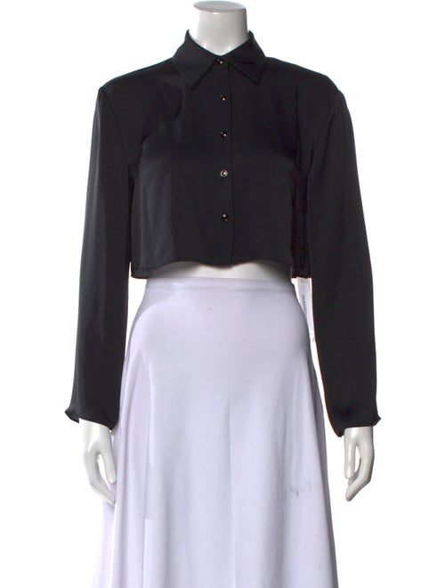 Ramy Brook Long Sleeve Crop Top