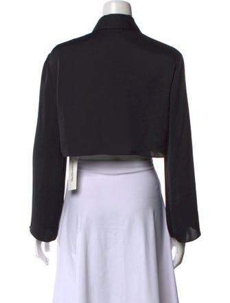 Ramy Brook Long Sleeve Crop Top