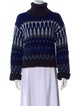 Ramy Brook Printed Turtleneck Sweater
