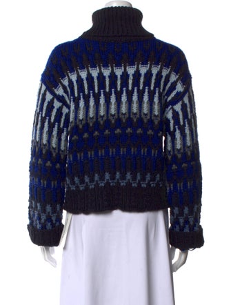Ramy Brook Printed Turtleneck Sweater