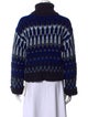Ramy Brook Printed Turtleneck Sweater