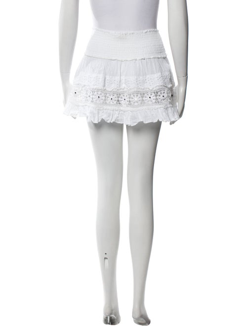 Ramy Brook Pleated Accents Mini Skirt