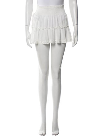 Ramy Brook Pom-Pom Embellishments Mini Skirt