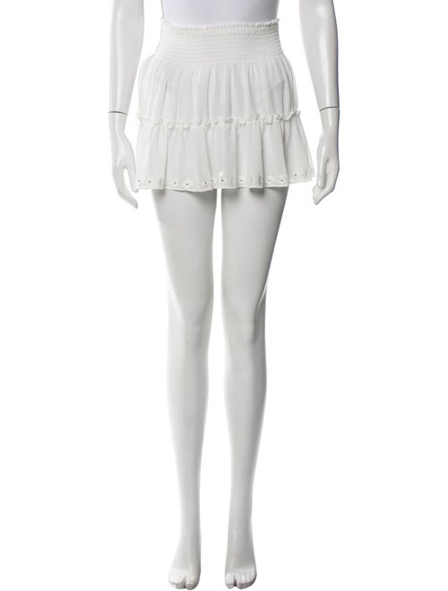 Ramy Brook Pom-Pom Embellishments Mini Skirt