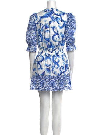 Ramy Brook Floral Print Mini Dress