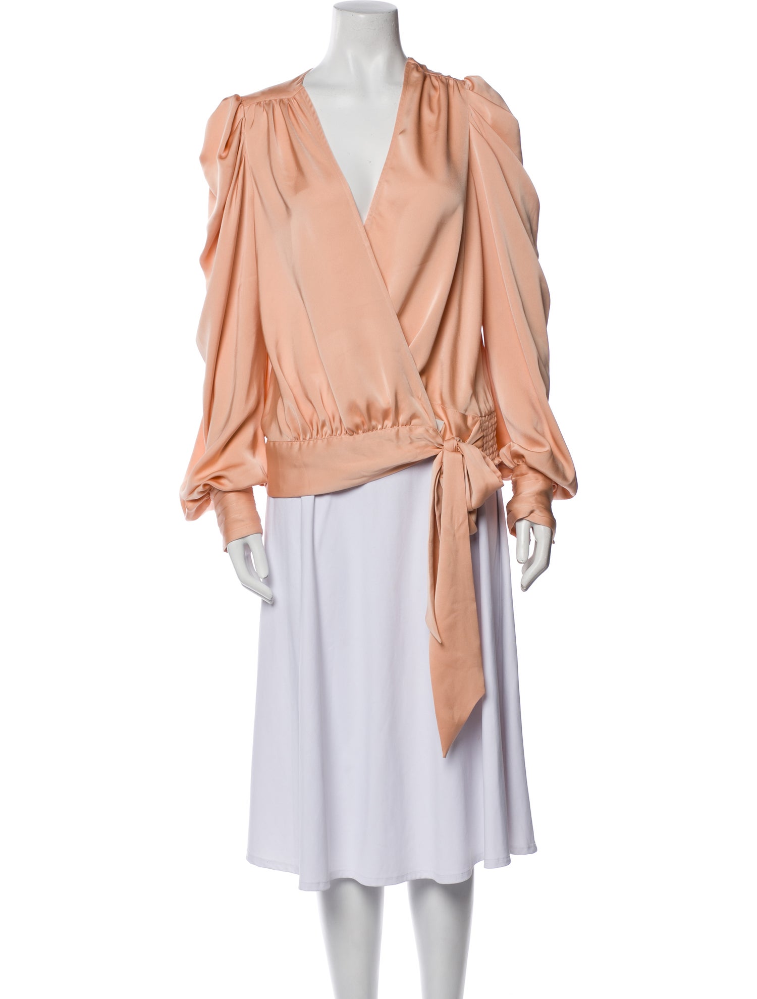 Ramy Brook V-Neck Long Sleeve Blouse