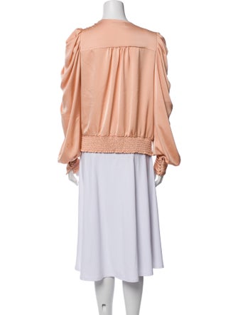 Ramy Brook V-Neck Long Sleeve Blouse
