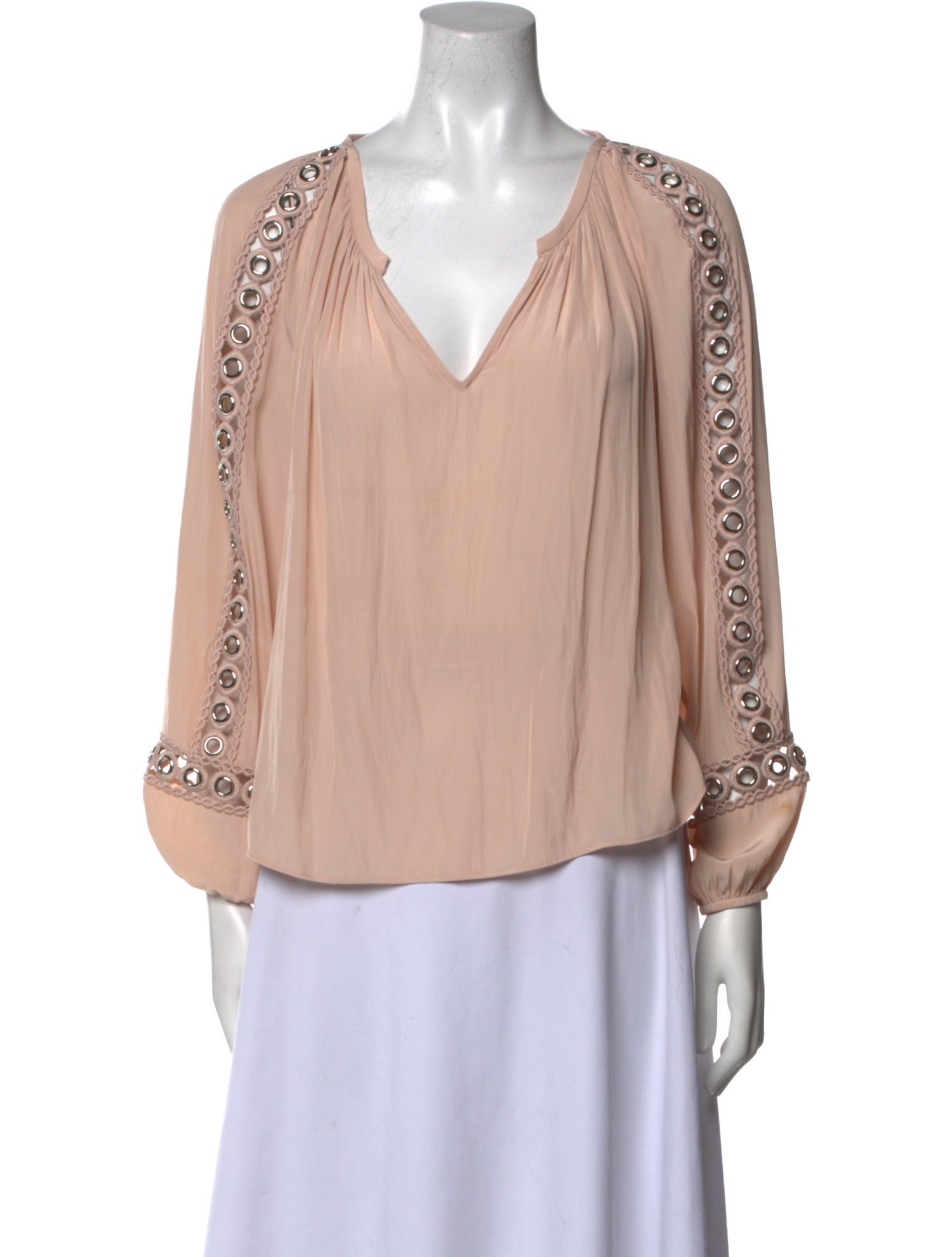 Ramy Brook V-Neck Long Sleeve Blouse