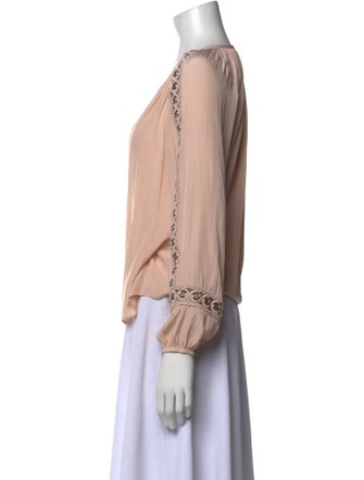 Ramy Brook V-Neck Long Sleeve Blouse
