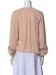 Ramy Brook V-Neck Long Sleeve Blouse