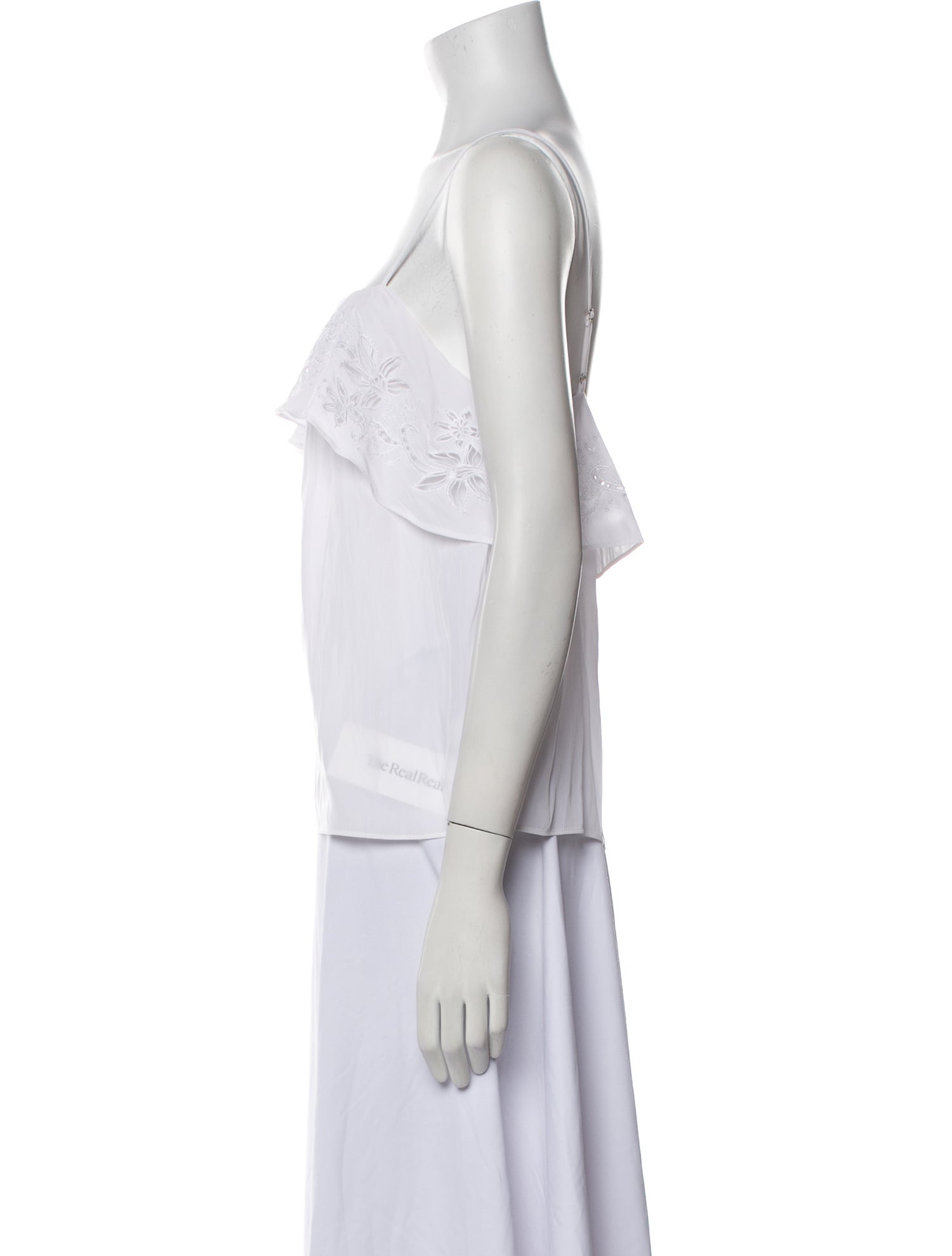 Ramy Brook Square Neckline Sleeveless Top
