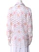 Ramy Brook Floral Print Long Sleeve Button-Up Top
