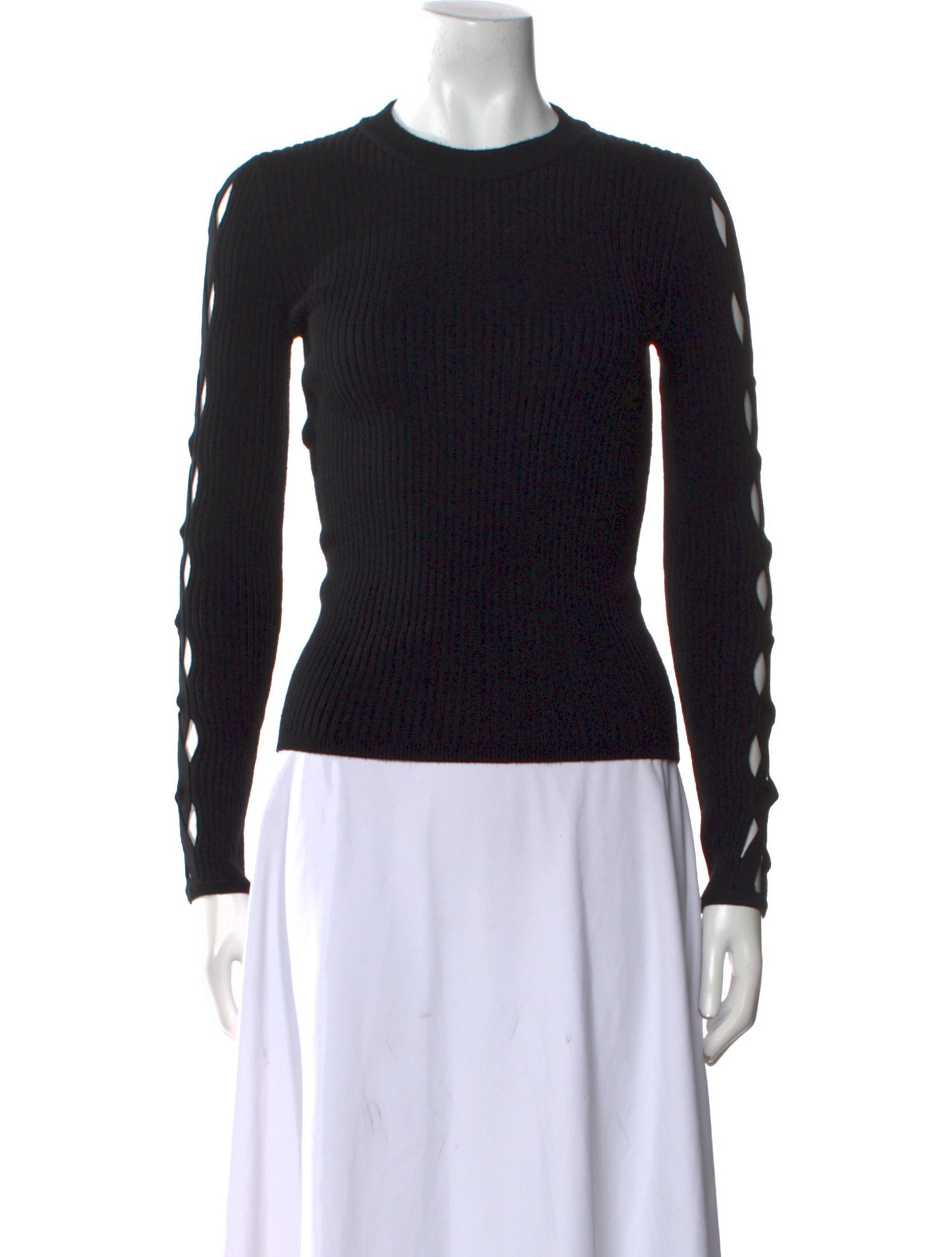 Ramy Brook Nylon Crew Neck Sweater