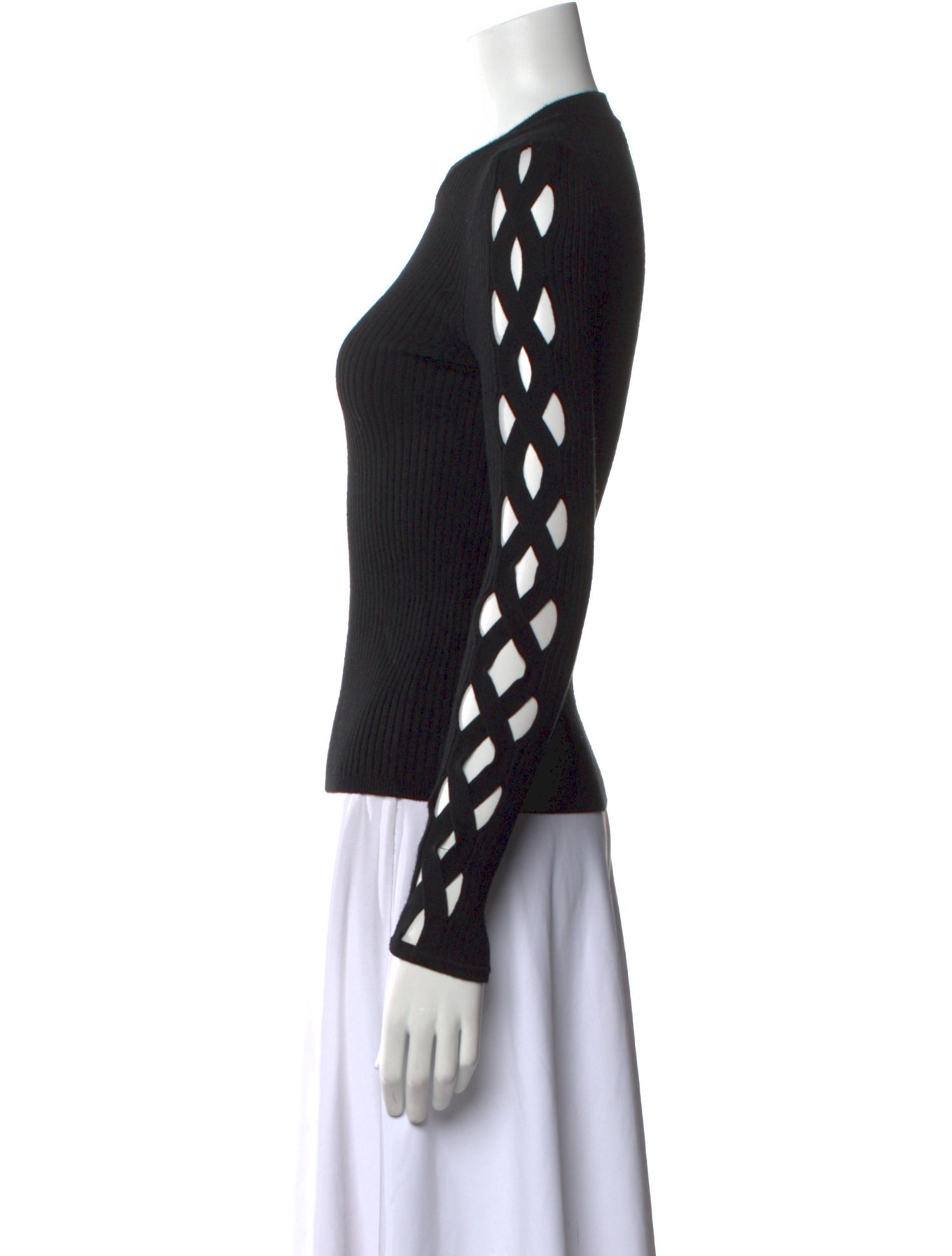 Ramy Brook Nylon Crew Neck Sweater