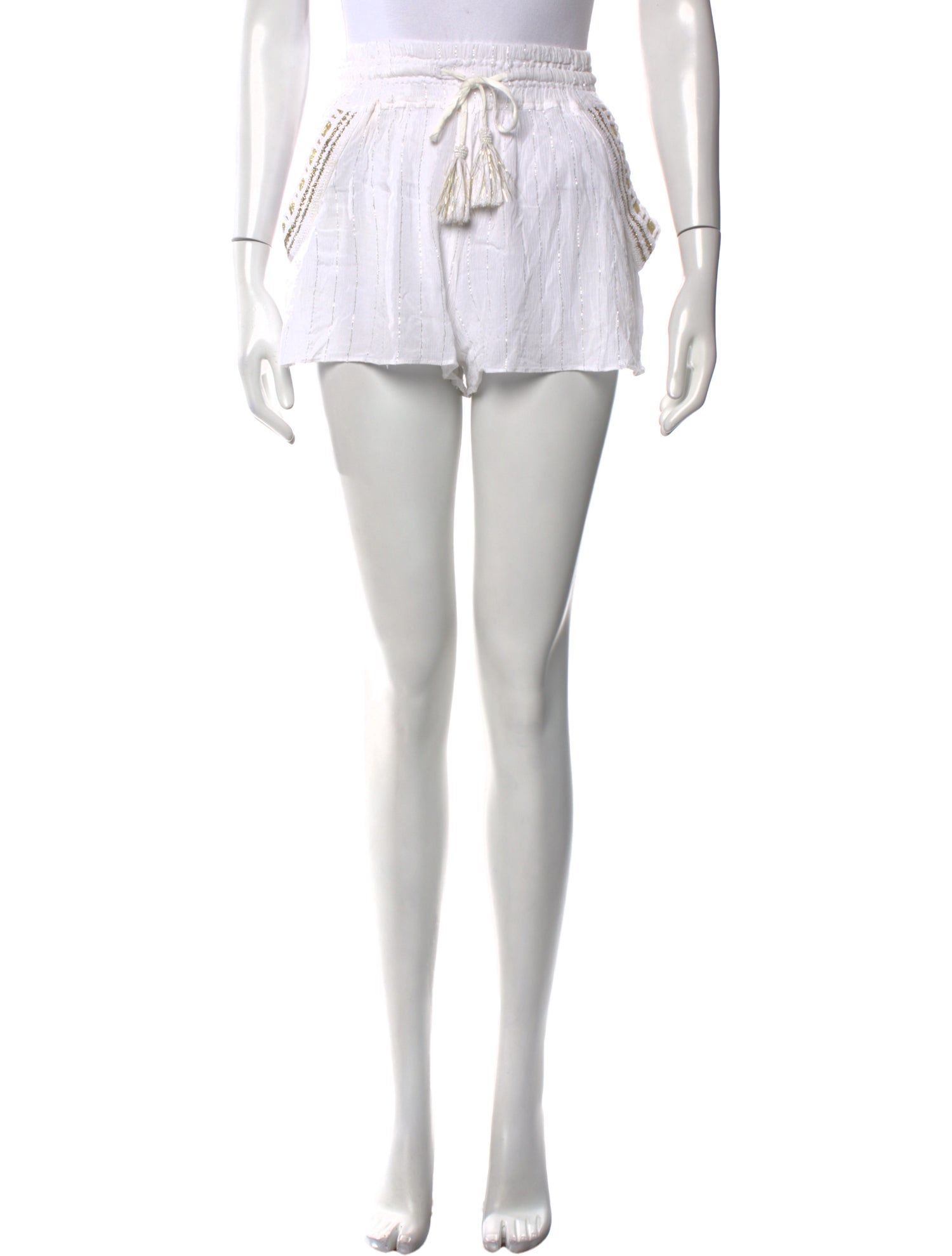 Ramy Brook Striped Mini Shorts