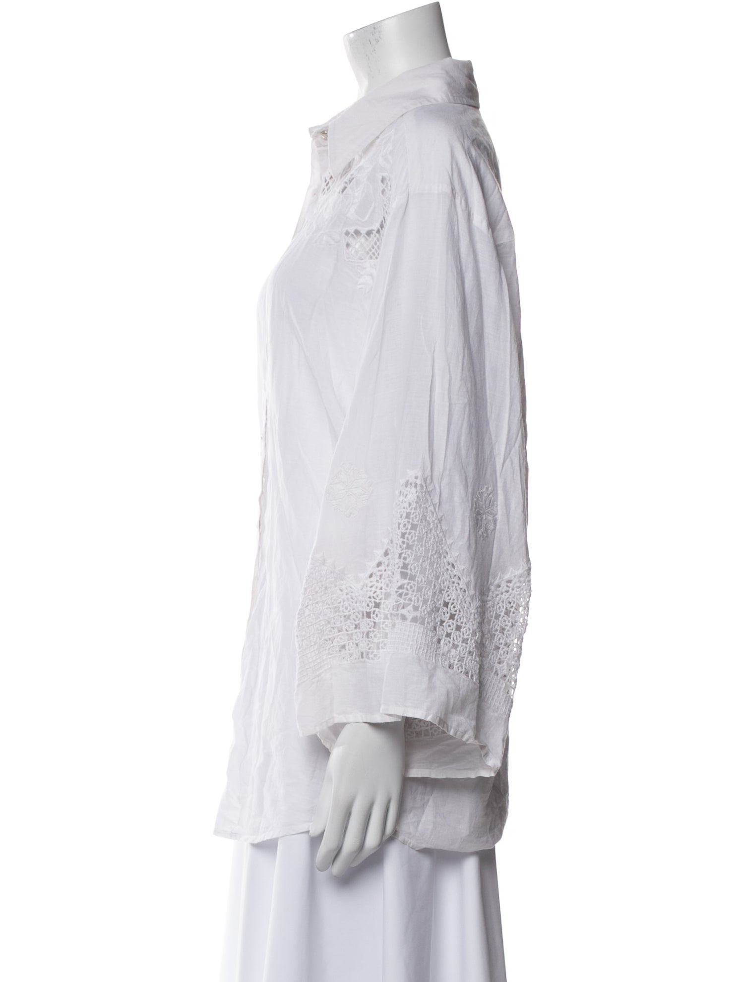 Ramy Brook Long Sleeve Button-Up Top