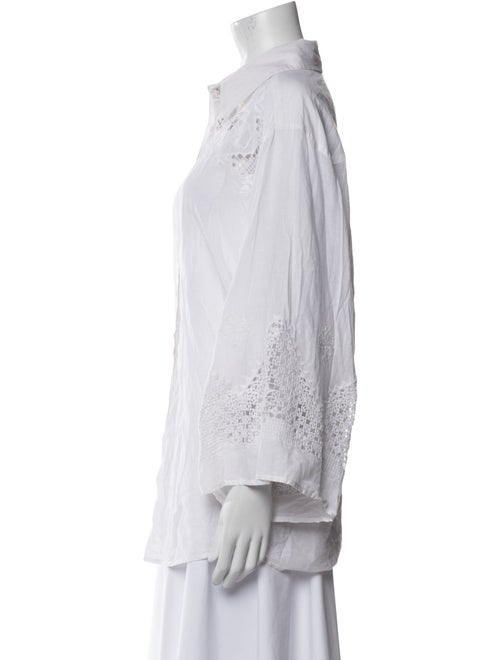 Ramy Brook Long Sleeve Button-Up Top