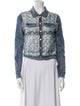 Ramy Brook Tweed Pattern Denim Jacket