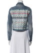 Ramy Brook Tweed Pattern Denim Jacket