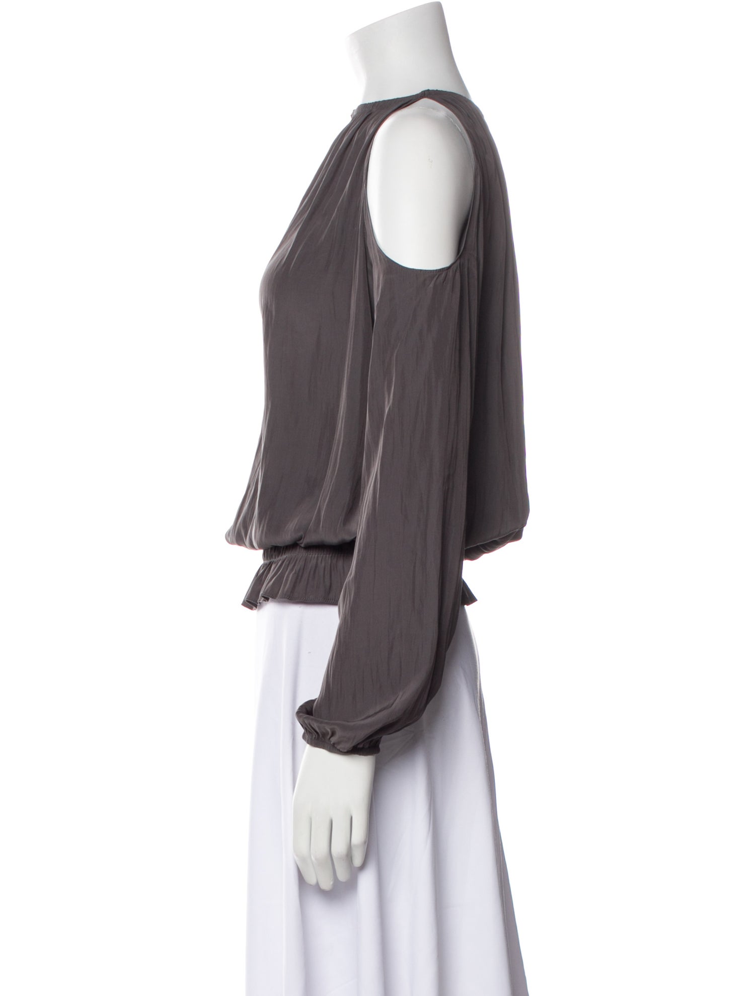 Ramy Brook Off-The-Shoulder Long Sleeve Blouse