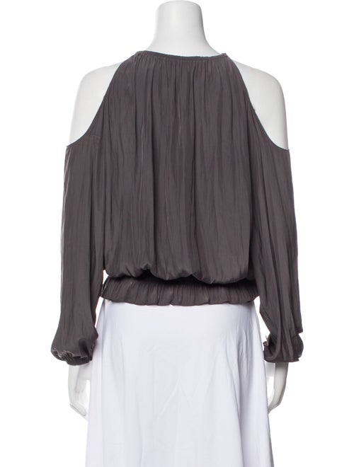 Ramy Brook Off-The-Shoulder Long Sleeve Blouse